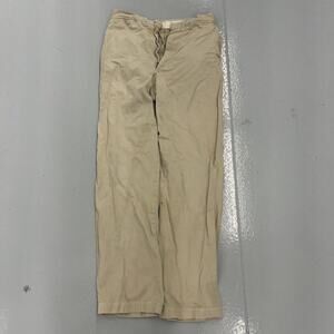 Vintage 60s Tan Sanforized Workwear Cotton Chinos 26x30